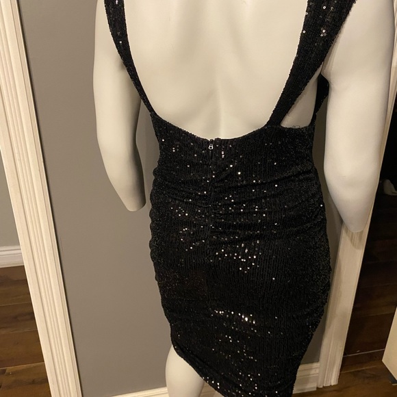 Black sequin dress 1X - Picture 5 of 13